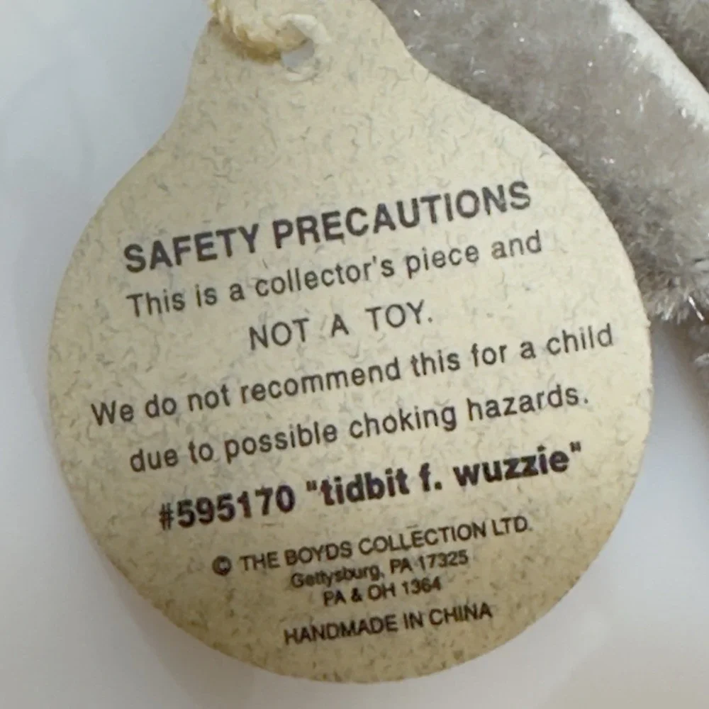 Boyds Bears Wuzzies Mouse 